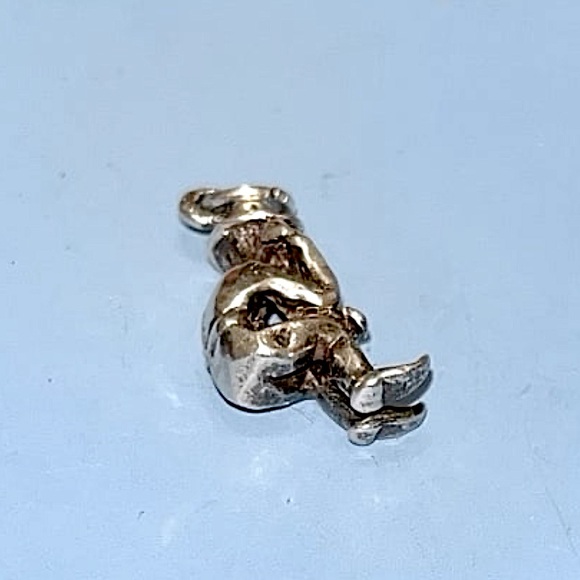 Vintage Sterling Silver Gnome Charm - Picture 4 of 6